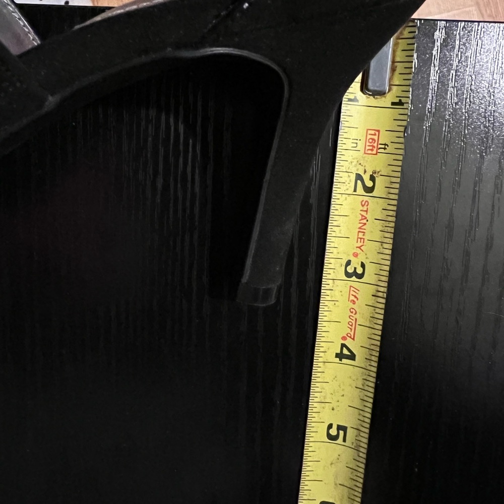 Black velvet heels - Picture 4 of 4